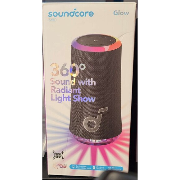 🔥🔥Soundcore Glow 360° Sound Portable Bluetooth Speaker - Picture 1 of 1